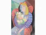 Quinto Martini, 1° Omaggio a Picasso 1973, 1908, oil on cardboard