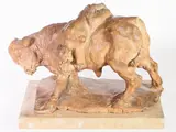 Decimo Passani, The rape of Europa, 1884, terracotta figural group