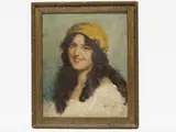 Guglielmo Zocchi, Female Portrait, 1874, oil on canvas
