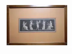 Classical Figures by Rocco Pozzi, 1701, a pair of engravings, offered Dec 2019