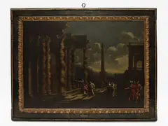 Viviano Codazzi, The idolatry of Solomon, 1604, oil on canvas