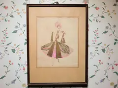 Elsa de Brabant and Salomè by José de Zamora, 1889, two mixed media studies on paper, offered Dec 2019