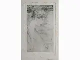 Ulvi Liegi, Woman's Profile1906, 1859, engraving