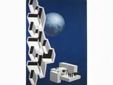 Bruno Pecchioli, Compositions, 1919, three acrylic paintings on faesite