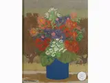 Marcello Boccacci, Flowers in a Vase, 1914, oil on panel