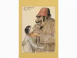 The Turkish Grandfather by Nino Tirinnanzi, 1923, mixed media on paper, offered Oct 2019