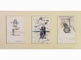Antonio Possenti, Little Studies Lot, 1933, five lithographs