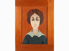Female Portrait by Marcello Boccacci, 1914, oil on panel, offered Oct 2019