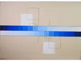 Bruno Pecchioli, Compositions, 1919, two mixed media and collage paintings on faesite and a mixed media and collage painting on canvas
