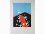 Luca Alinari, Ultimo viaggio (ipnotico), silk screen print