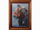 Corrado Michelozzi, Roses, 1883, oil on panel