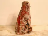 Ugo Guidi, Saint Francis, painted terracotta figural group