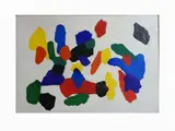 Fernando Melani, Composition 1962, 1907, oil on cardboard