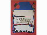 Terres de grand feu 1956 by Joan Miró, 1893, lithograph, offered Oct 2019