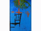 Tribute to Piero della Francesca by Mario Schifano, 1934, silk-screen print on canvas, offered Oct 2019