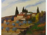 Tuscan Landscape by Nino Tirinnanzi, 1923, oil on canvas, offered Oct 2019