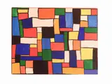 Fernando Melani, Composition 1963, 1907, oil on panel
