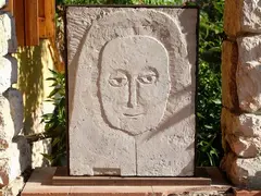 Figure by Venturino Venturi, 1918, low-relief cement plaque, offered Oct 2019