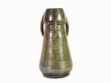 Galileo Chini, A Glazed Terracotta Vase, Fornaci di San Lorenzo Manufacture, 1910, 1873, decorata a lustri metallici con dettagli a filettature