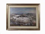 Eso Peluzzi, Snowy Landscape 1967, 1894, oil on cardboard