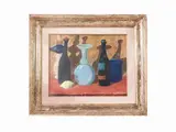 Guido Peyron, Still Life with Bottles and Vase, 1898, oil on cardboard