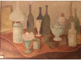 Guido Peyron, Still Life with Bottles, 1898, oil on canvas
