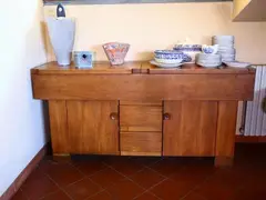 Giovanni Michelucci, A Walnut "Torbecchia" Cupboard, Poltronova 1960, 1891, piano ad alzarsi