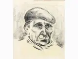 Neri Nannetti, Portrait of Ottone Rosai, 1890, charcoal on paper