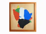 Fernando Melani, Composition 1960, 1907, collage on panel