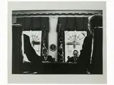 Cornell Capa, John Kennedy during a meeting, 1961