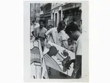 Henri Cartier-Bresson, Violent poster, China, 1961