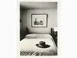 Alfred Eisenstaedt, Andrew Wyeth's Bed and Hat, Maine, 1965