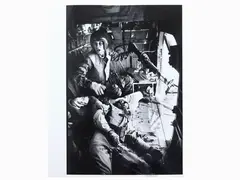 Larry Burrows, YP3 helicopter co-pilot dying on YP 13 helo Vietnam, 1965, 1926, vintage gelatin silver print on baryta paper