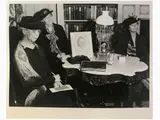 Margaret Bourke-White, Conversation Club, 1937, 1904, gelatin silver print on baryta paper