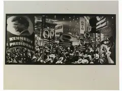 Ralph Crane, Democratic Convention, Los Angeles, 1960, 1913, vintage gelatin silver print on resin coated paper