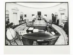 Oval Office White House Washington D.C. 1980 by David Burnett, vintage gelatin silver print, offered Jun 2019