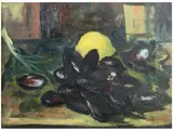 Alberto Caligiani, Still Life, 1894, oil on canvas