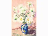 Corrado Michelozzi, Daisies, 1883, oil on panel