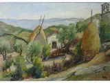 Silvio Pucci, Tuscan Landscape, 1892, oil on canvas