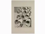 Alberico Morena, I tubi 1981, 1926, wood-cut print