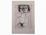 Bruno Cassinari, Female Nude and Composition with Horse and Figure, 1912, a lithograph and an etching