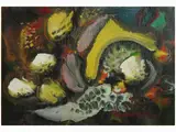 Giandante X, Still Life, 1900, mixed media on cardboard
