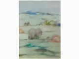 Vincenzo Frunzo, Landscape 1977, 1910, oil on canvas