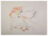 Ugo Attardi, Composition with Figures, 1923, lithograph
