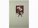 Mino Maccari, Compositions with Figures, 1898, an etching and a wood-cut print