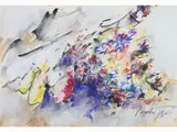Sergio Scatizzi, Flowers, Signature lower right.