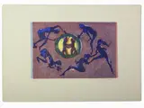 Mino Maccari, Compositions with Figures, 1898, two etchings