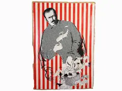 Rinaldo Burattin, Portrait of Music, 1914, mixed media on adhesive paper