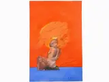Carmelo Zotti, Landscape with Figure 1970