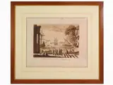 Richard Earlom, View of a Port with Boats and Figures, 1743, a pair of etchings